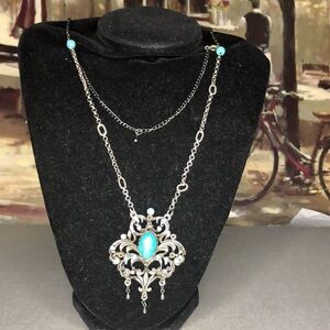 020VictoriaVintage Victorian one of kind necklace 2 in one